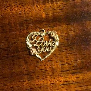 10 k Yellow and rose Gold Charm